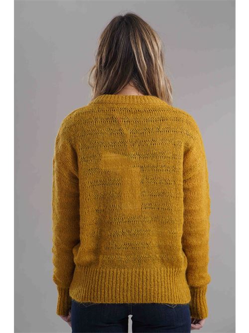 Maglia in misto lana Akep | MGKD03168GIALLO OCRA